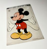 MICKEY MOUSE STICKER, VINTAGE, DECORBILD, OVP, 70`ER, DISNEY